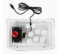 BliliDIY Transparent Joystick Fighter Tower USB Computer TV Box Arcade Game Controller Rocker