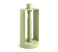 Blim Plus Porte-rouleau Stop vert mat (Forest) en plastique 100% recyclable, non toxique, avec verrouillage à pression pour faciliter la déchirure, pour rouleaux jusqu'à 26 cm. ø15 cm, base avec