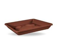Blim Soucoupe carrée pour pot de fleurs Bronze 36 x 36 cm