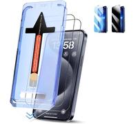 Blimbe Screen Protector - Dust Free Without Bubbles, HD Privacy Tempered Film for IPhone 15 14 13 12 11 Pro Max, Blimbe Phone Invisible Artifact Screen Protector (15Pro Max,2*HD)
