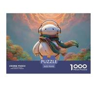 Blind Box Toy Style 1000 Pcs Carton Extra-épais Coffret De Puzzles Cute Robot Anti-Stress Jeu Familial Puzzles pour Adultes Et Enfants 70x50cm/1000pcs