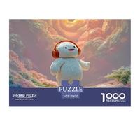 Blind Box Toy Style 1000 Pcs Carton Extra-épais Coffret De Puzzles White Robot Baby Stimulant Et Éducatif Jeu Créatif Puzzles pour Adultes Et Enfants 70x50cm/1000pcs