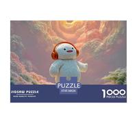 Blind Box Toy Style 1000 Pcs Carton Premium Coffret De Puzzles White Robot Baby Stimulant Et Éducatif Jeu Familial Puzzles As Birthday Gifts 38x26cm/1000pcs