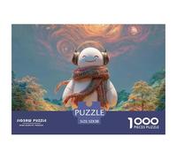 Blind Box Toy Style 1000 Pièces Carton Extra-épais Coffret De Puzzles Cute Robot Stimulant Et Éducatif Défi Unique Puzzles pour Adultes Et Enfants 52x38cm/1000pcs
