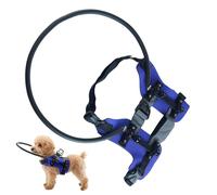 Blind Dog Harness - Navigation Collar Reflective Strips, Soft Padded Design with Adjustable Fit for Safe Guidance Pet Guide Collar with Lightweight Frame Dog Harness for Walking Travel Training