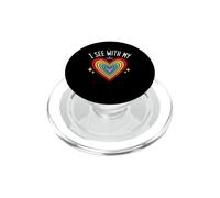 Blind Inspirational Quote Kindness I See with My Heart PopSockets PopGrip pour MagSafe