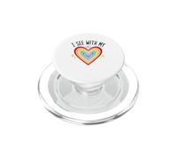 Blind Inspirational Quote Kindness I See with My Heart PopSockets PopGrip pour MagSafe