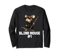 Blind Mouse #1 Cool Mouse Illustration Manche Longue