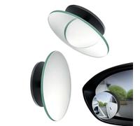 Blind Spot Car Mirror - 2-Piece, Convex 360° Adjustable Exterior Cover | Convex Blind Spot Car Mirror - 2-Piece Adjustable for Driving | 360 Degree Exterior View Accessory with Wide Angle Cove