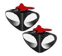 Blind Spot Mirror - 360 Degree Rotation Adjustable Accessories 2 Pieces | Car Rearview Mirror for Beginners Family Automotive Vehicle, Indoor Outdoor Garage Truck SUV Safety Upgrade