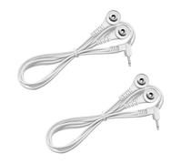 Blindage De Câble De Remplacement TENS À Double Connexion 2 5 Mm 3. Se Branche À 3. Électrodes À Clipser Pour Les Thérapies De Stimulation Musculaire Électrique Fil De Remplacement De L'unité TENS
