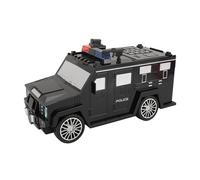 Blindé Voiture Tirelire D'empreintes Digitales Mot de Passe Automatique Rouleau Fonction Électronique Money Bank pour Enfants d'anniversaire en Plastique 10.04 x 4.57in (Noir)