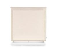 Blindecor Lin Store Enrouleur translucide Texture Lin - 120 x 200 cm - Dimensions du Tissu 117 x 195 cm - Store Enrouleur Lin