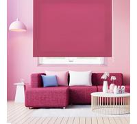 Blindecor Ara | Store enrouleur translucide uni - Fuchsia, 140 x 250 cm (largeur x hauteur) | Taille du tissu 137 x 245 cm | Stores pour fenêtres