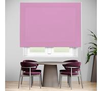Blindecor Ara | Store enrouleur translucide uni - Violet, 120 x 175 cm (largeur x hauteur) | Taille du tissu 117 x 170 cm | Stores pour fenêtres
