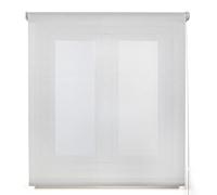 Blindecor Belmont Store Enrouleur Tissu translucide Argenté 130 x 270 cm