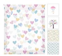 Blindecor Digital Enfant Store Enrouleur translucide avec Impression numérique Modèle Hearts 90 x 180 cm Dimensions du Tissu 87 x 175 cm