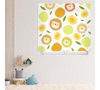Blindecor Digital Store Enrouleur translucide avec Motif Famille d'enfants Modèle F-Lions 170 x 180 cm Dimensions du Tissu 166 x 175 cm