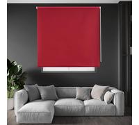 Blindecor Draco Store Enrouleur Opaque - Rouge bordeaux, 160 x 175 cm (largeur x hauteur) | Taille du tissu 157 x 170 cm | Stores thermiques occultants