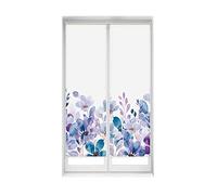 Blindecor Duo Relax Lot de 2 Stores enrouleurs Opaques en Tissu Easy Fix Impression numérique Violet Garden Dimensions du Tissu 37 x 145 cm