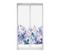Blindecor Duo Relax Lot de 2 Stores enrouleurs translucides en Tissu Easy Fix Impression numérique Violet Garden Dimensions du Tissu 42 x 145 cm