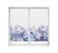 Blindecor Duo Relax Lot de 2 Stores enrouleurs translucides en Tissu Easy Fix Impression numérique Violet Garden 75 x 150 cm Dimensions du Tissu 72 x 145 cm