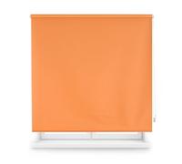 Blindecor Store Enrouleur occultant de qualité supérieure sur Mesure Couleur Orange 110 x 220 cm Dimensions du Tissu 107 x 215 cm Store Enrouleur Opaque avec Tube de 38 mm