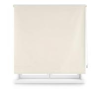 Blindecor Store Enrouleur occultant sur Mesure - Beige - 155 x 165 cm (Largeur x Hauteur) - Dimensions du Tissu : 152 x 160 cm - Store occultant avec Tube de 38 mm, Robuste et élégant