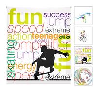 Blindecor Store Enrouleur translucide numérique Juvenil, W-J-16047, 130 x 180 cm