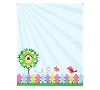 Blindecor Store Enrouleur translucide pour Enfant W-I-93570, Couleur Baby Bird, 110 x 180 cm