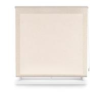 Blindecor Store Enrouleur Transparent sur Mesure | Store sur Mesure | Couleur Lin | 170 x 200 cm (Largeur x Hauteur) - Taille du Tissu 167 x 195 cm | Stores roulants translucides pour fenêtre