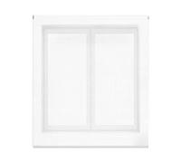 Blindecor Store Enrouleur Voile translucide - Rideau occultant pour fenêtre - Blanc - 90 x 180 cm - Dimensions du Tissu 87 x 175 cm