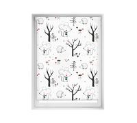 Blindecor Store occultant Facile sans perçage Motif Blackout imprimé numérique, Into The Wood, 110 x 150 cm Taille du Tissu 107 x 145 cm. Store Enrouleur Thermique