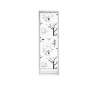 Blindecor Store occultant Facile sans perçage Motif Blackout imprimé numérique, Into The Wood, 40 x 150 cm (l x H) Taille du Tissu 37 x 145 cm