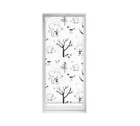Blindecor Store occultant Facile sans perçage Motif Blackout imprimé numérique, Into The Wood, 60 x 150 cm Taille du Tissu 57 x 145 cm