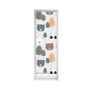 Blindecor Store occultant sans perçage Motif Blackout imprimé numérique Bear 50 x 150 cm Taille du Tissu 47 x 145 cm