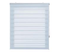 Blindecor Stores enroulables Nuit et Jour sur Mesure, Bleu Ciel, 90 x 250 cm