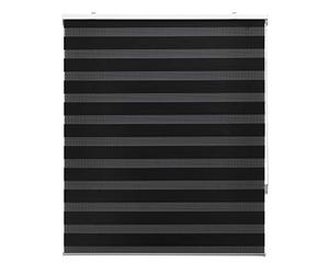 Blindecor Stores enroulables Nuit et Jour sur Mesure, Noir, 155 x 250 cm