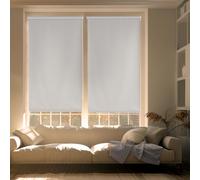 Blindecor Zeus Store Enrouleur Opaque Easyfix - Gris argent, 62 x 180 cm (largeur x hauteur) | Taille du tissu 59 x 175 cm | Stores occultants sans outils