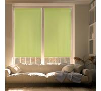 Blindecor Zeus Store Enrouleur Opaque Easyfix - Vert pistache, 37 x 180 cm (largeur x hauteur) | Taille du tissu 34 x 175 cm | Stores occultants sans outils