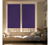 Blindecor Zeus Store Enrouleur Opaque Easyfix - Violette, 37 x 180 cm (largeur x hauteur) | Taille du tissu 34 x 175 cm | Stores occultants sans outils