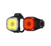 Knog Blinder Mini Square Light Set Noir 50/30 Lumens Black
