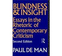 Blindness and Insight by Paul de Man De Neufville, Richard, De, Witt David, De Man, Paul (Auteur)