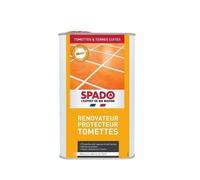 SPADO - Rénovateur protecteur tomettes - Protection anti rayures et anti taches - Ravive la couleur - Haute résistance à l'usure - Rénove & redonne de l'éclat - 1L - Fabriqué en France