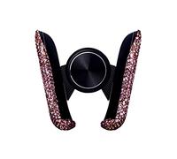 Bling Bling Support Téléphone Voiture Grille Aération, Universel Support De Diamant De Téléphone Portable De Prise De Voiture De Ventouse avec Rotation 360° Porte pour iPhone Smartphone Galaxy S8