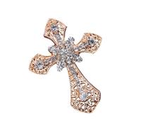 Bling Clip pour grille d'aération de voiture - Désodorisant décoratif en forme de croix en cristal, diffuseur d'arômes d'intérieur étincelant, accessoire de voiture élégant avec pince en métal