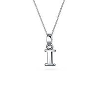 Bling Jewelry Alphabet Collier Pour Ados Pour Femmes Argent Sterling