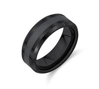 Bling Jewelry Baguee Mariage En Titane Pour Femmes Pour Hommes Comfort Fit 8Mm