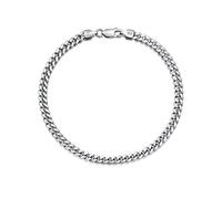 Bling Jewelry Bracelet De Maillon Cubain Miami Épais Et Large Pour Hommes 5Mm Solide Et Lourd En Argent Sterling .925 Fabriqué En Italie De 8 Pouces