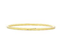 Bling Jewelry Bracelet Simple Basique Fin Empilable Pour Femmes Adolescentes Bracelets Rond Lisse Plaqué Or Jaune 18K 2,5MM